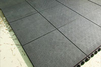 Anti-fatigue floor mats