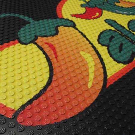 Rubber Scraper Logo Mats