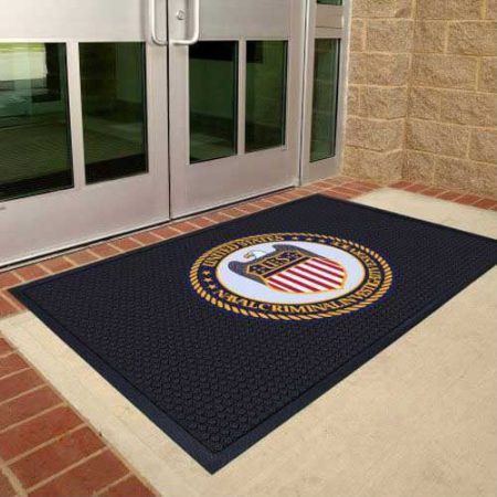 Rubber Scraper Logo Mats