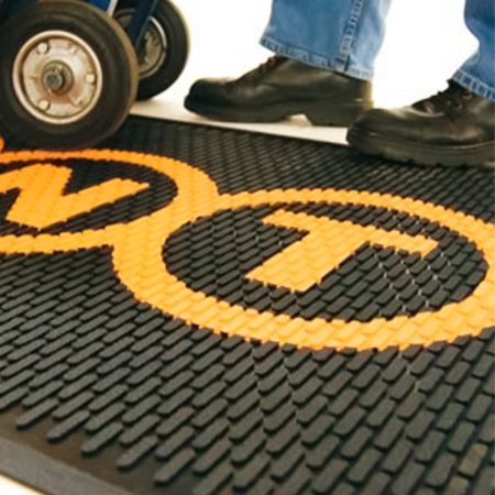 Rubber Scraper Logo Mats