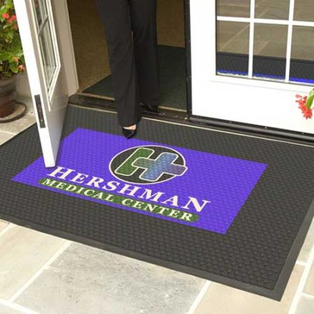 Rubber Scraper Logo Mats